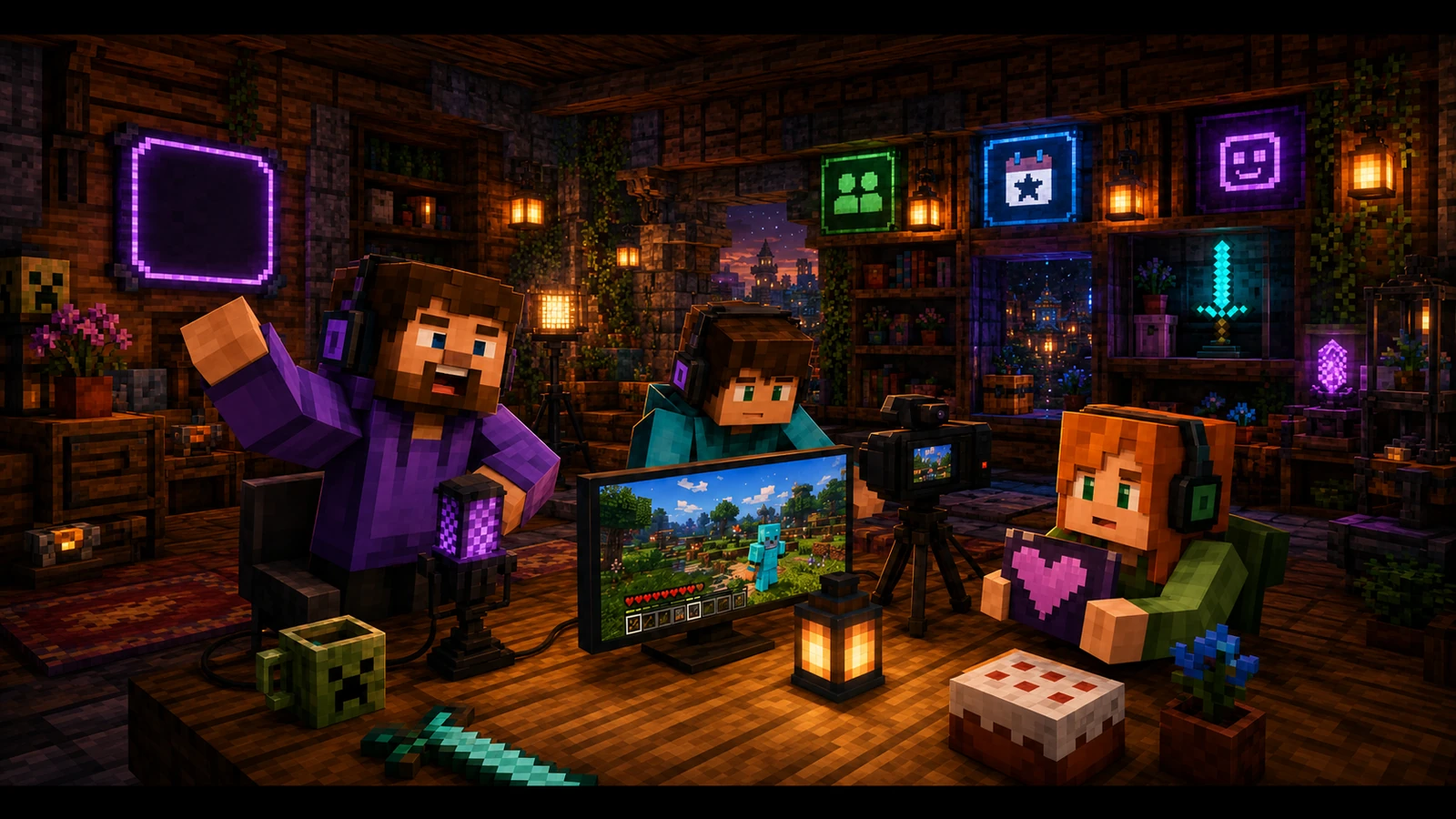 Streamers de Minecraft en El Cibao